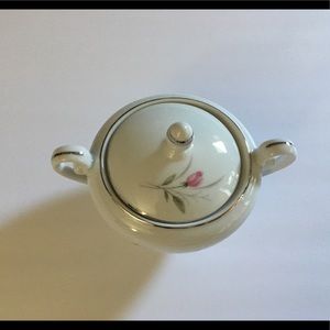 Sugar Bowl & Lid Sterling Rose